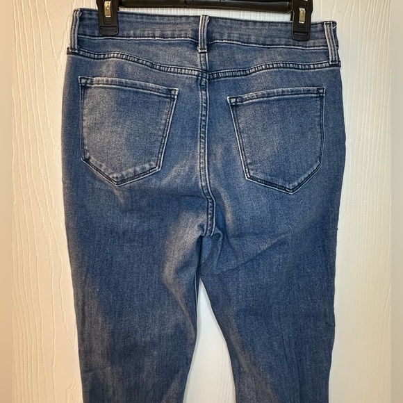 Old Navy High Rise Super Skinny Blue Denim Jeans Women’s‎ 8 Inseam 28” - Picture 5 of 7
